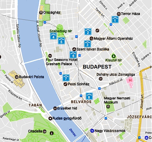 parkeren budapest