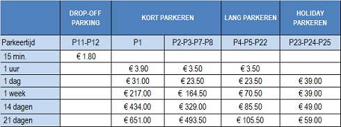 parkeren vliegveld dussseldorf