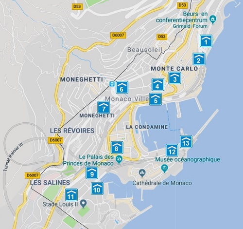 parkeren monaco