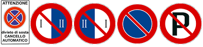 verboden parkeren italie