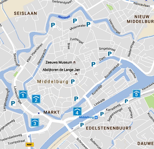 Parkeergarages Middelburg